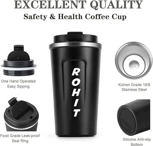 Personalized Safety Tumbler - “Your Name” Elite Coffee Cup