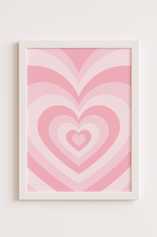 Dreamy Pink Heart Frame – Pinterest-Inspired Gift for Her